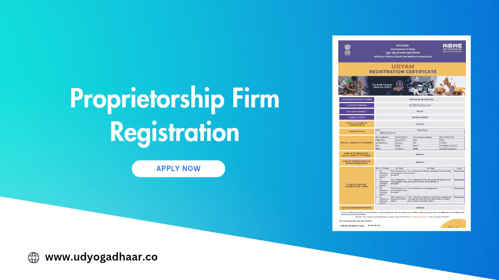 Proprietorship Firm Registration